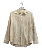 tilt the authenticsチルトザオーセンティックス）の古着「Silk Linen No Stitch Shirt」｜アイボリー