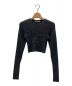 AURALEE（オーラリー）の古着「SUPER FINE WOOL HIGH GAUGE RIB KNIT SHORT CARDIGAN」｜グレー