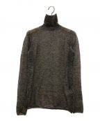 AURALEEオーラリー）の古着「KID MOHAIR SHEER KNIT TURTLE」｜グレー