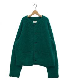 stein（シュタイン）の古着「KID MOHAIR CARDIGAN」｜グリーン