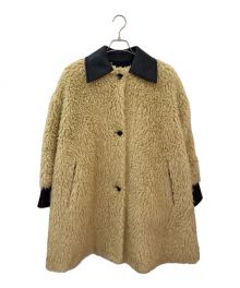 MM6 Maison Margiela（エムエムシックス メゾンマルジェラ）の古着「Faux fur coat」｜ベージュ