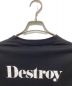 中古・古着 UNDERCOVER (アンダーカバー) Destroy TEE ブラック サイズ:M：7000円