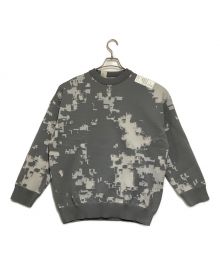 N.HOOLYWOOD（エヌ ハリウッド）の古着「CREWNECK KNIT -CAMO」｜グレー×ホワイト