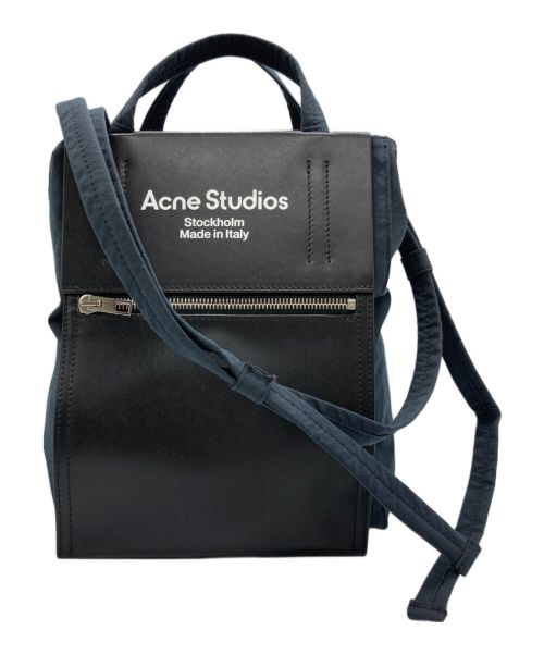 Acne studios（アクネ ストゥディオス）Acne studios (アクネ ストゥディオス) ペイパリーナイロントートバッグ ブラックの古着・服飾アイテム