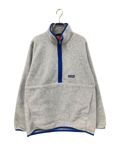 Patagonia（パタゴニア）Patagonia (パタゴニア) SYNCHILLAハーフジップ フリースプルオーバー ライトグレー サイズ:Mの古着・服飾アイテム