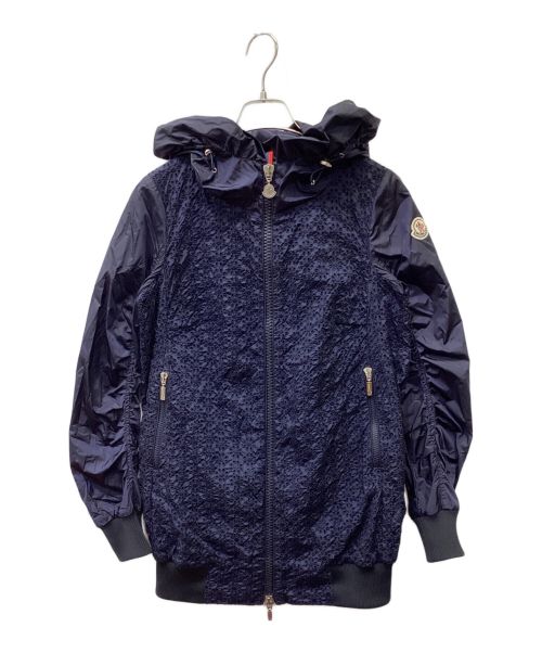 MONCLER（モンクレール）MONCLER (モンクレール) レースナイロンジャケット ネイビーの古着・服飾アイテム