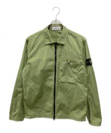 STONE ISLAND（ストーンアイランド）の古着「SUPIMA COTTON SHIRT JACKET」｜グリーン