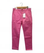 Vicomte A.ヴィコント エー）の古着「LORENZO2 PANTS CHINO PLAIN PINK」｜ピンク