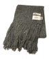 DAIRIKU (ダイリク) Hand Embroidery Fringe Muffler グレー×レッド：8000円