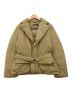 POLO RALPH LAUREN（ポロ・ラルフローレン）の古着「Cropped padded jacket with belt」｜ベージュ