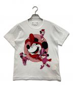 COMME des GARCONS GIRL×DISNEYコムデギャルソンガール×ディズニー）の古着「Tシャツ」｜ホワイト