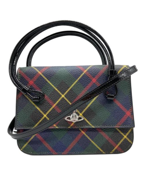 Vivienne Westwood（ヴィヴィアンウエストウッド）Vivienne Westwood (ヴィヴィアンウエストウッド) 2WAYバッグ/エディンバラ グリーンの古着・服飾アイテム