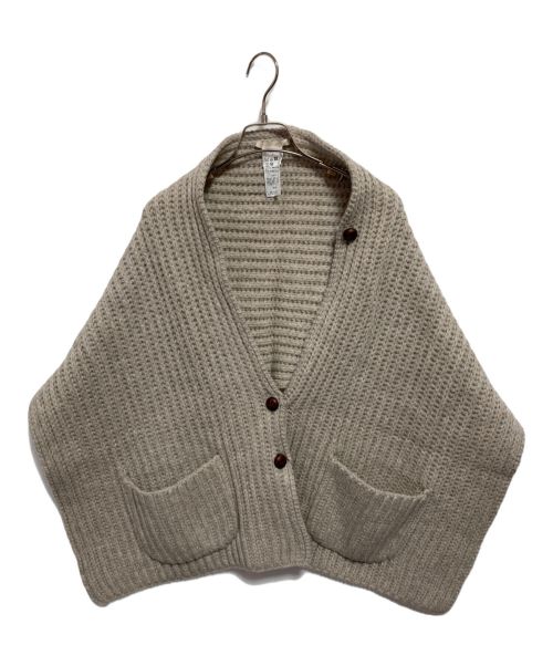 Plage（プラージュ）Plage (プラージュ) SHEPLEY YARNS ストール ベスト ベージュの古着・服飾アイテム