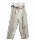 amachi.アマチ）の古着「AY12-22 Spanish Moss Pants x Yuriko Takagi」｜Natural