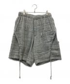 amachi.アマチ）の古着「AY-27 Undulate Shorts」｜Light Gray