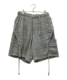 amachi.（アマチ）の古着「AY-27 Undulate Shorts」｜Light Gray