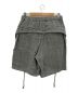 amachi. (アマチ) Undulate Shorts Dark Grey サイズ:4：12800円