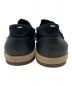 中古・古着 Maison Margiela (メゾンマルジェラ) COTTON CANVAS TABI ESPADRILLAS Black サイズ:41 未使用品：20000円