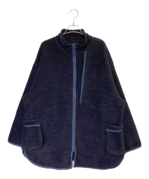 Porter Classic（ポータークラシック）Porter Classic (ポータークラシック) FLEECE SHIRT JACKET NAVY サイズ:3の古着・服飾アイテム