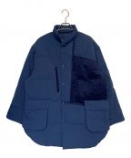 Porter Classicポータークラシック）の古着「WEATHER DOWN SHIRT JKT」｜NAVY