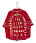 READYMADE (レディメイド) BANDANA BASEBALL SHIRT RED サイズ:1 未使用品：60000円