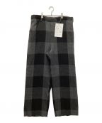 SUNSEAサンシー）の古着「Block_Linen_Wide_Pants」