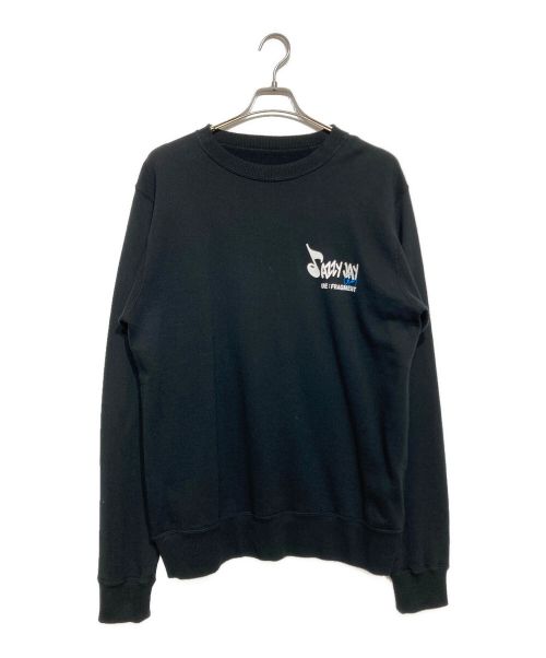 uniform experiment（ユニフォームエクスペリメント）uniform experiment (ユニフォームエクスペリメント) FRAGMENT JAZZY JAY JAZZY JAY CREW NECK SWEAT BLACK サイズ:2の古着・服飾アイテム