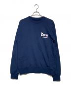 uniform experimentユニフォームエクスペリメント）の古着「FRAGMENT JAZZY JAY JAZZY JAY CREW NECK SWEAT」｜NAVY