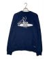 uniform experiment (ユニフォームエクスペリメント) FRAGMENT JAZZY JAY JAZZY JAY CREW NECK SWEAT NAVY サイズ:2 未使用品：9800円