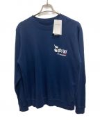 uniform experimentユニフォームエクスペリメント）の古着「FRAGMENT JAZZY JAY JAZZY JAY CREW NECK SWEAT」｜NAVY