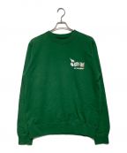 uniform experimentユニフォームエクスペリメント）の古着「FRAGMENT JAZZY JAY JAZZY JAY CREW NECK SWEAT」｜GREEN