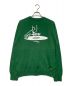 uniform experiment (ユニフォームエクスペリメント) FRAGMENT JAZZY JAY JAZZY JAY CREW NECK SWEAT GREEN サイズ:2 未使用品：9800円