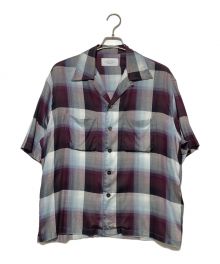 UNUSED×SUGARHILL（アンユーズド×シュガーヒル）の古着「S/S OPEN COLLAR SHIRT」｜RED