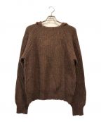 UNUSEDアンユーズド）の古着「5G KNIT HOODIE」｜BROWN