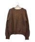 UNUSED（アンユーズド）の古着「5G KNIT HOODIE」｜BROWN