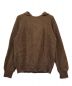 UNUSED（アンユーズド）の古着「5G KNIT HOODIE」｜BROWN