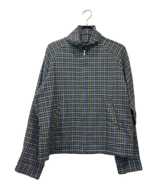 UNUSED（アンユーズド）UNUSED (アンユーズド) CHECK SWING TOP BLUE×GRN サイズ:3の古着・服飾アイテム