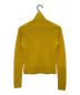 FUMIKA UCHIDA (フミカウチダ) CASHMERE HIGH-NECK BUTTONED SWEATER BANANA サイズ:34：14000円