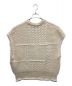 CONVERSE TOKYO (コンバーストウキョウ) OVER SILHOUETTE CABLE KNIT VEST アイボリー サイズ:1 未使用品：6000円