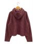 NKNIT (ンニット) camel mix hooded KNIT パープル サイズ:-：8000円