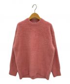 DRESSLAVEドレスレイブ）の古着「fox cashmere crew neck pullover」｜ピンク