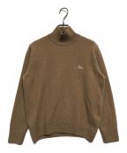 maison kitsuneメゾンキツネ）の古着「LAMBSWOOL HIGT COLLAR PULLOVER」｜ベージュ