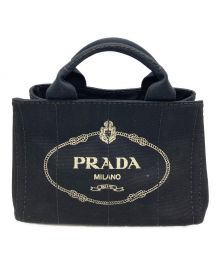 PRADA（プラダ）の古着「カナパミニトートバッグ BN2439」｜ブラック