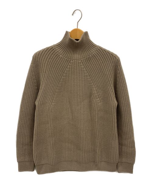 BATONER（バトナ―）BATONER (バトナ―) SIGNATURE TURTLE NECK KNIT ブラウン サイズ:1の古着・服飾アイテム