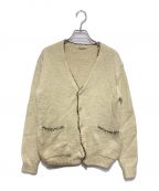 AURALEEオーラリー）の古着「SILK WOOL CAMEL MIX KNIT CARDIGAN」｜ベージュ