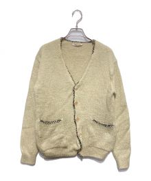 AURALEE（オーラリー）の古着「SILK WOOL CAMEL MIX KNIT CARDIGAN」｜ベージュ