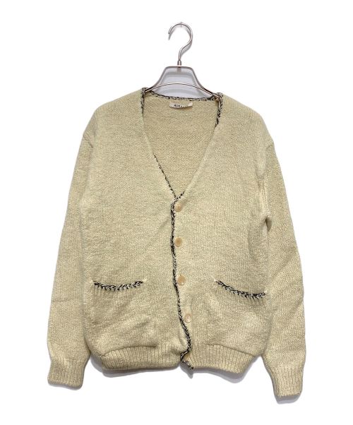 AURALEE（オーラリー）AURALEE (オーラリー) SILK WOOL CAMEL MIX KNIT CARDIGAN ベージュ サイズ:3の古着・服飾アイテム