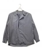 AURALEEオーラリー）の古着「WASHED FINX TWILL P/O SHIRTS」｜グレー