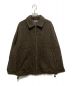 STEVEN ALAN（スティーブンアラン）の古着「KNIT FLEC OVAL BLOUSON」｜ブラウン