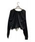 PERVERZE (パーバーズ) Drape Jersey Top ブラック サイズ:FREE：5800円